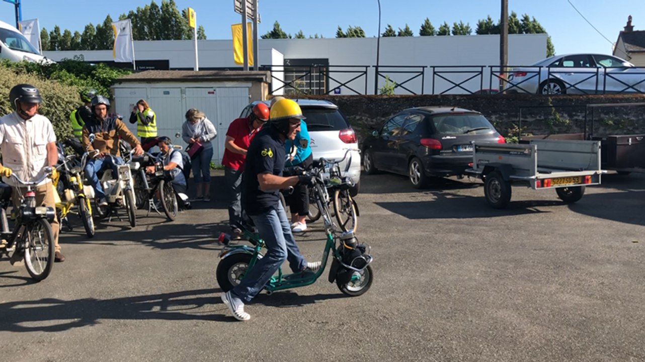 Départ du 8e rallye solex