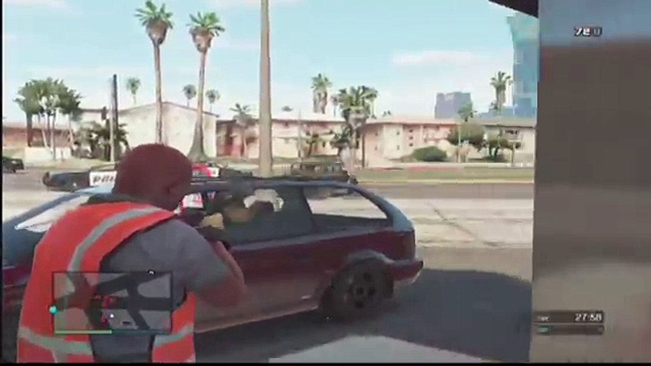 GTA 5 SWAT VS construction Workers