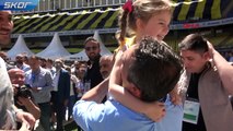 Küçük kızın Ali Koç sevgisi: 'Ali Koç başkan olacak güneş doğacak'