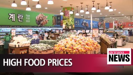 Korea's food prices 10th highest among OECD countries