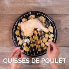 Qui a dit qu’on ne pouvait pas cuire deux plats dans un combiné ? Gagnez du temps avec cette technique de cuisson simultanée ! ⏰