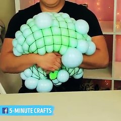 DIY giant antistress ball. I'm making one tonight!via Karina Garcia, youtube.com/TheKarinaBear