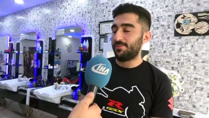 Motosiklet üzerinde tıraş