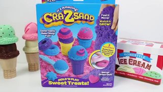 CRA*Z*SAND Sweet Treats Mold N Play Toy Review - Toy Videos