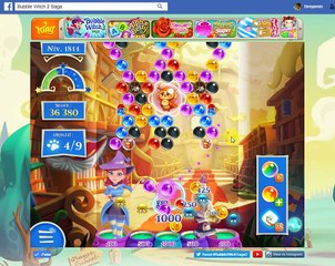Bubble Witch Saga 2-Level 1814