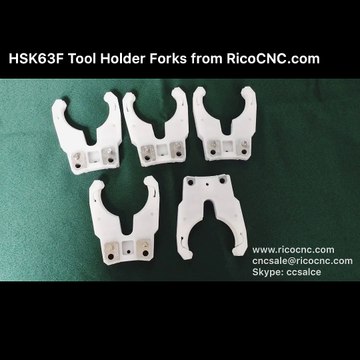 HSK63F Tool Holder Forks for Industrial Robot CNC Tool Changer Rack from RICOCNC