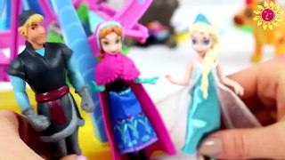 Zabawa w Wesołym Miasteczku - Disney Frozen & Świnka Peppa & Lwia Straż & Shopkins - Bajki