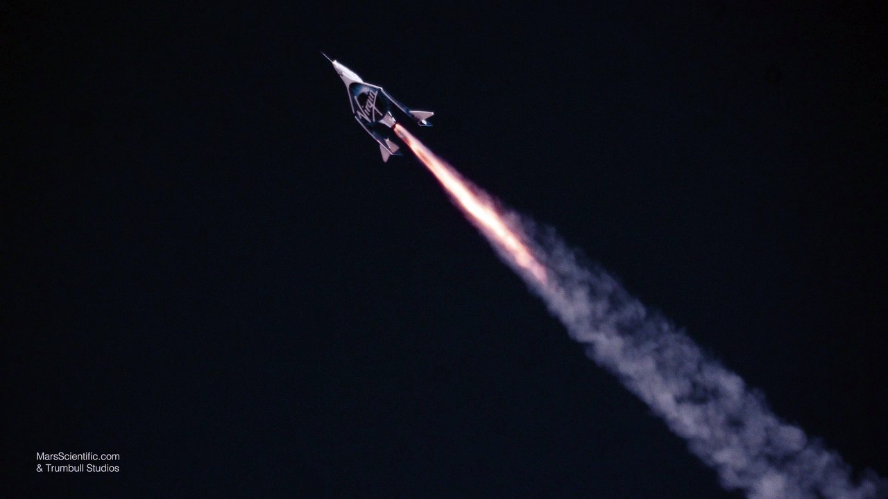 VSS Unity second powered flight