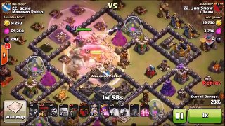 Clash Of Clans | TH9 MAX ATTACK with LOWER Level Heroes! Is it possible?!