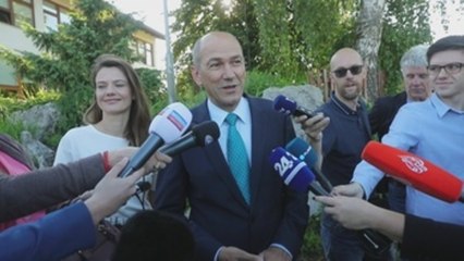 El conservador Jansa confía en ganar en las elecciones de Eslovenia