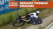 Geraint Thomas chute / crashes - Prologue / Prologue (Valence / Valence) - Critérium du Dauphiné 2