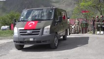 Hakkari Kuzey Irak Şehitleri, Hakkari'den Törenle Memleketlerine Uğurlandı Hd