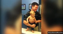 Funny Babies Moments - When Dad Is Left Alone With Baby