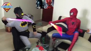 #Spiderman vs #Elsa vs #Batman in Real Life #Superhero Fun - #Funny SuperHeroes on Youtube