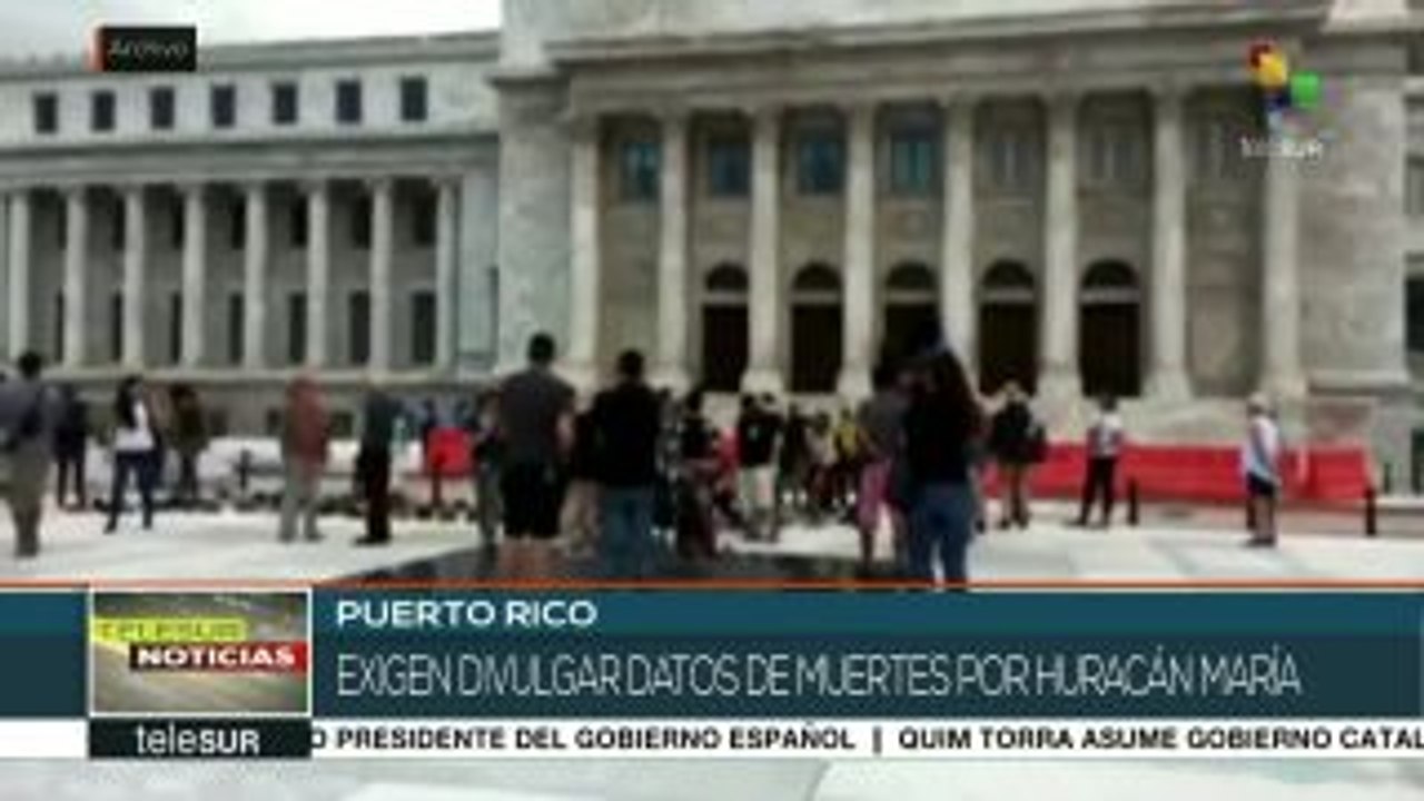 Puerto Rico: exigen transparencia sobre las víctimas del huracán María
