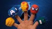 Finger Family Hulk vs Spiderman vs Ironman Marvel Play-doh Avengers Nursery Rhymes for Children