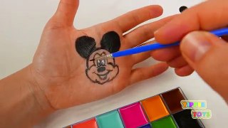 Mickey Mouse Clubhouse Painting on Hand
