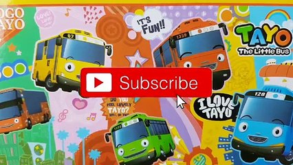 Unboxing and playing with Tayo The Little Bus toys