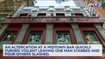 Man Stabbed, Four Others Slashed During Brawl at New York Bar