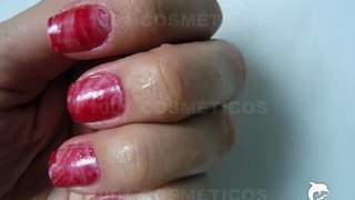 Unhas Marmorizadas (Marble Nail)- Como fazer
