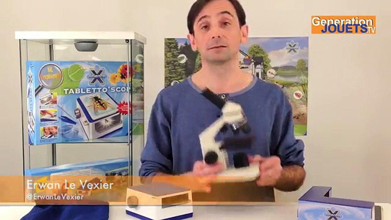 Jouet scientifique Tablettoscope microscope Ravensburger pour iPhone iPad (Test & analyse)