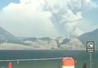 Timelapse Shows Smoke From Ute Park Fire Near Eagle Nest Lake