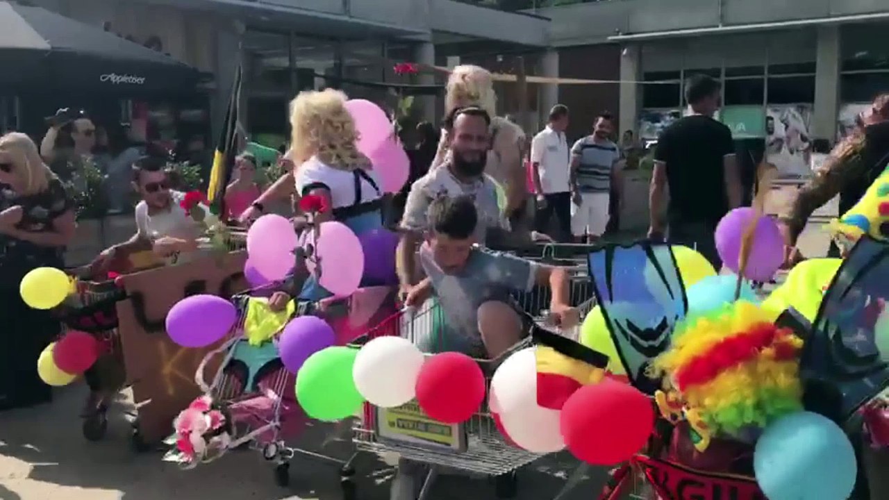 Première course de caddies Chez Jannine - 3 juin 2018