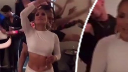 Jennifer Lopez gets her drink on at backup dancer's birthday party with Alex Rodriguez
