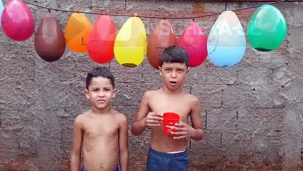 DESAFIO DO BALÃO SURPRESA | CHALLENGE OF THE SURPRISE BALLOON #DESAFIOSRUKABOLL