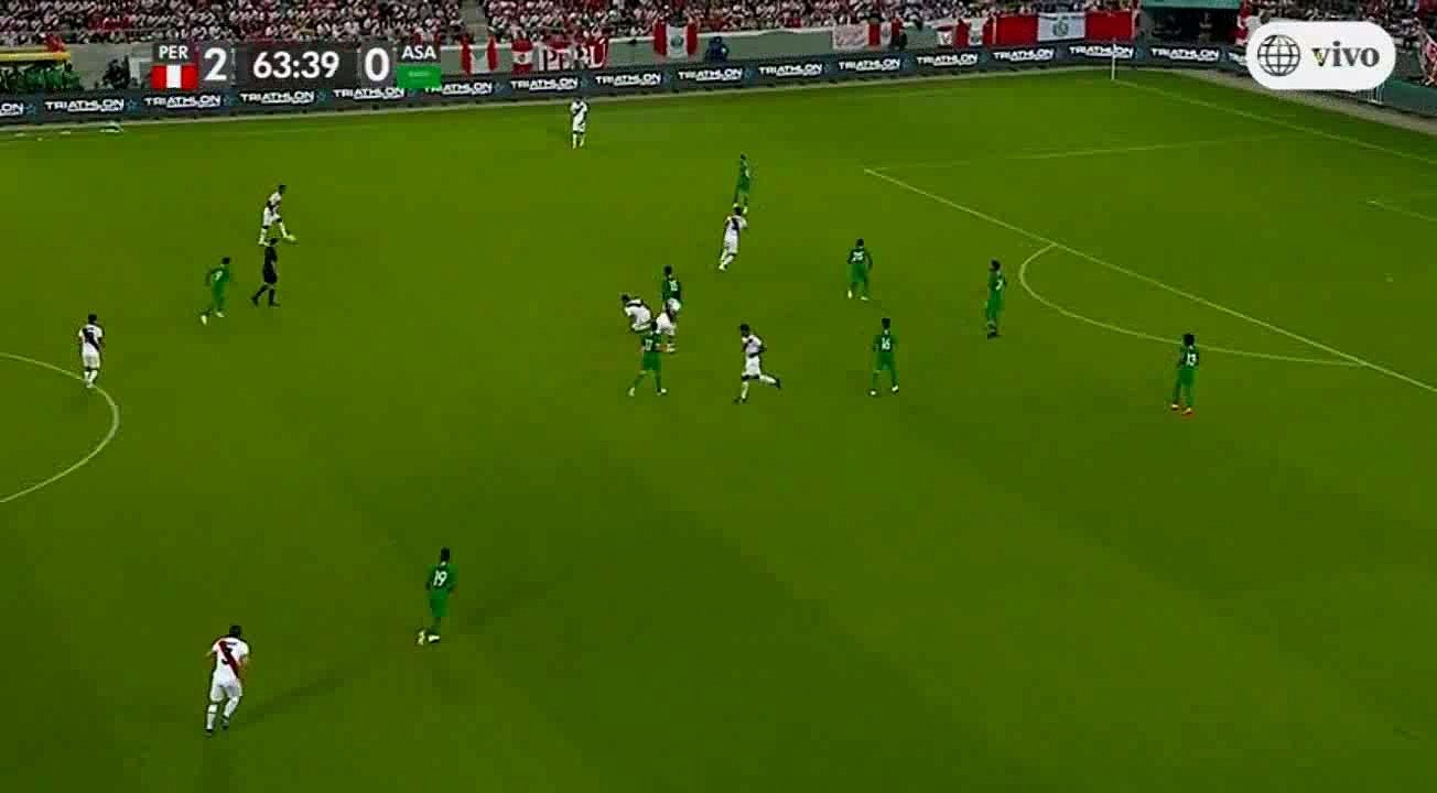 Paolo Guerrero  Goal - Saudi Arabia 0-3 Peru 03-06-2018