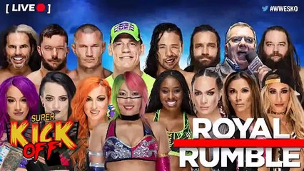 [LIVE] Super Kick Off - WWE Royal Rumble 2018