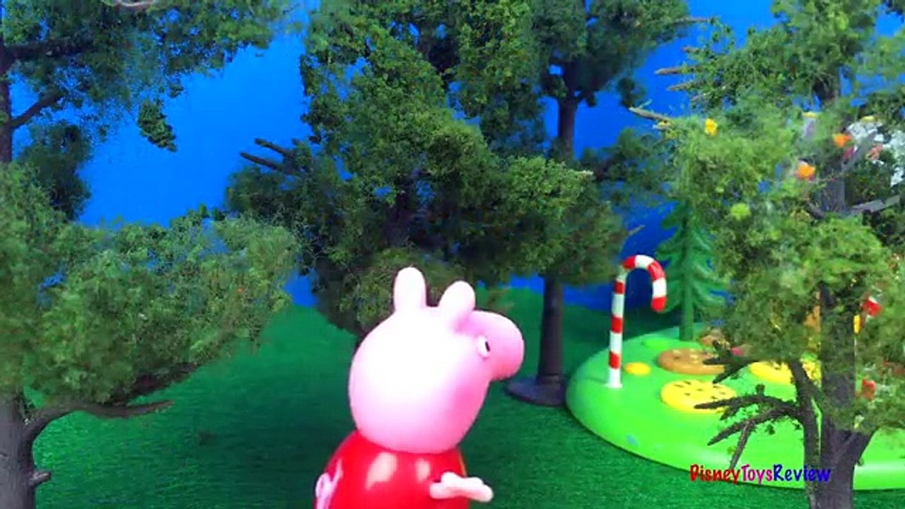 PEPPA PIG ONCE UPON A TIME WOODLAND PLAYSET - UNBOXING & PEPPA DREAMS HANSEL AND GRETEL STORY