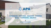 APA 37, spécialiste de l’arrosage, pompe, bassin, piscine, spa et assainissement à Tours.