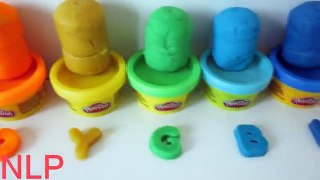 Lets Learn Order of the Rainbow Colors Play Doh video Kinder Surprise Toys