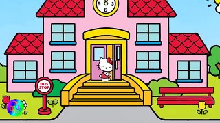 A almorzar con Hello Kitty - Hacemos emparedados con gatito dulce - juego para niños, dibujo animado