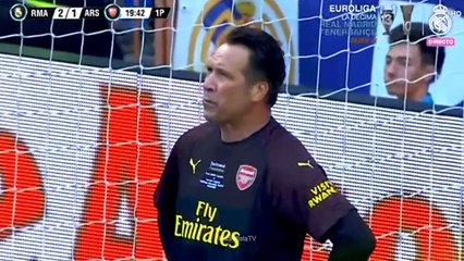 Real Madrid Legends vs Arsenal Legends 2-1 Highlights 03_06_2018