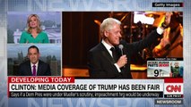 Bill Clinton reflects on Trump media coverage