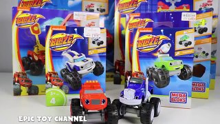 Blaze and the Monster Machines Toys Mega Blocks, Chocolate Surprise Eggs Blaze Educational Kid Video