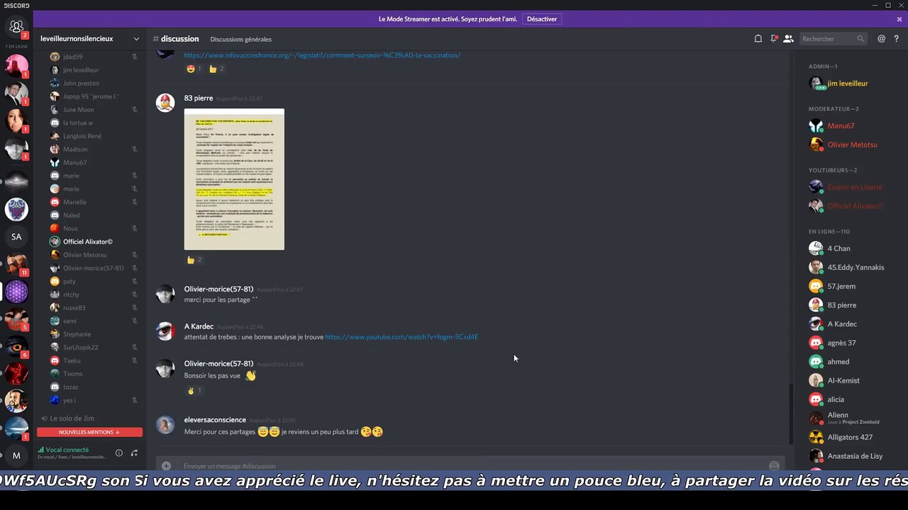 Jim Leveilleur - Live Discord du mercredi 26 mars 2018 - partie 3