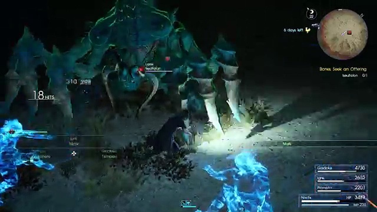 Final Fantasy 15: Iseultalon Boss Fight (1080p 60fps)