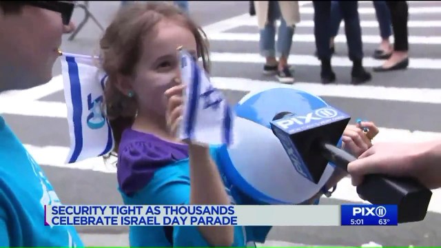 Thousands March in Israel Day Parade in New York
