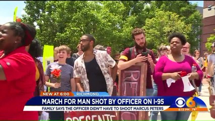 Hundreds March Through Richmond to Demand Justice for Man Shot to Death by Police