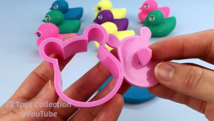 Play and Learn Colours with Glitter Playdough Ducks Fun and Creative for Kids