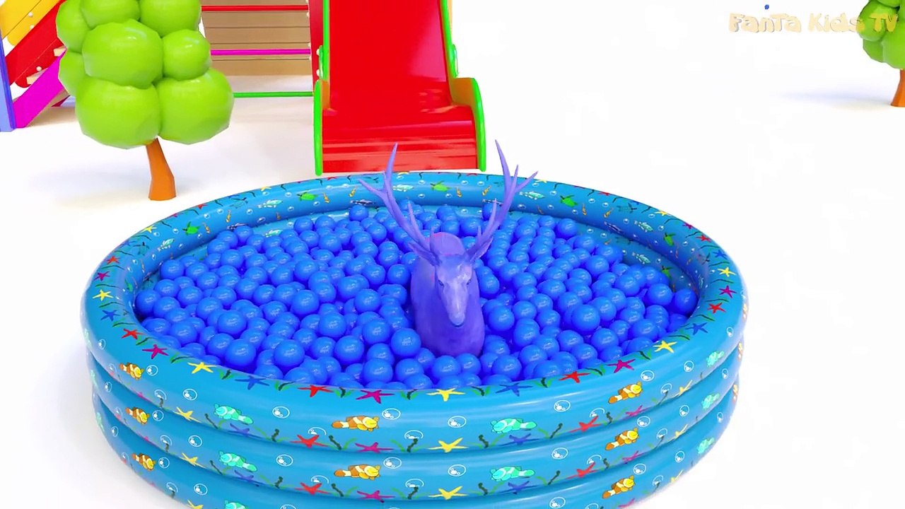 Learn_Colors_With_Animals_Ball_Pit_Show_for_Children_#h_-_Colours_With_Elephant_