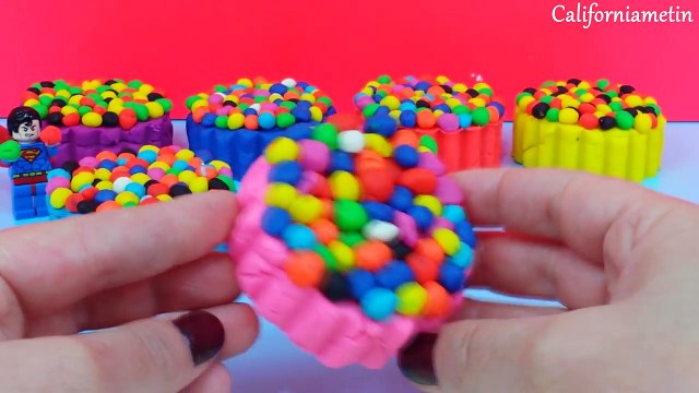 Play Doh Surprise Dippin Dots Cupcake Superman Teletubbies Shopkins Spongebob Peppa Pig Hello Kitty