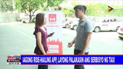 Bagong ride-hailing app, layong palakasin ang serbisyo ng taxi