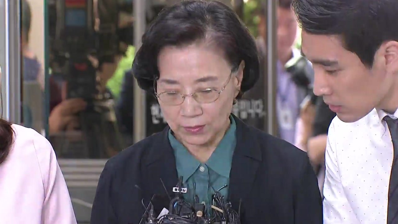 [현장영상] 이명희 법정 출석...한진家 첫 구속 심사 / YTN