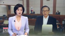 Ex-President Lee Myung-bak in court as third hearing starts in his corruption trial