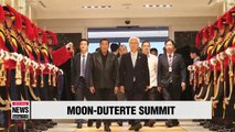 S. Korea's Moon to hold bilateral summit with visiting President of the Philippines