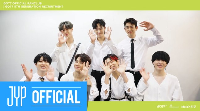Invitation Letter for I GOT7 5th Generation from GOT7